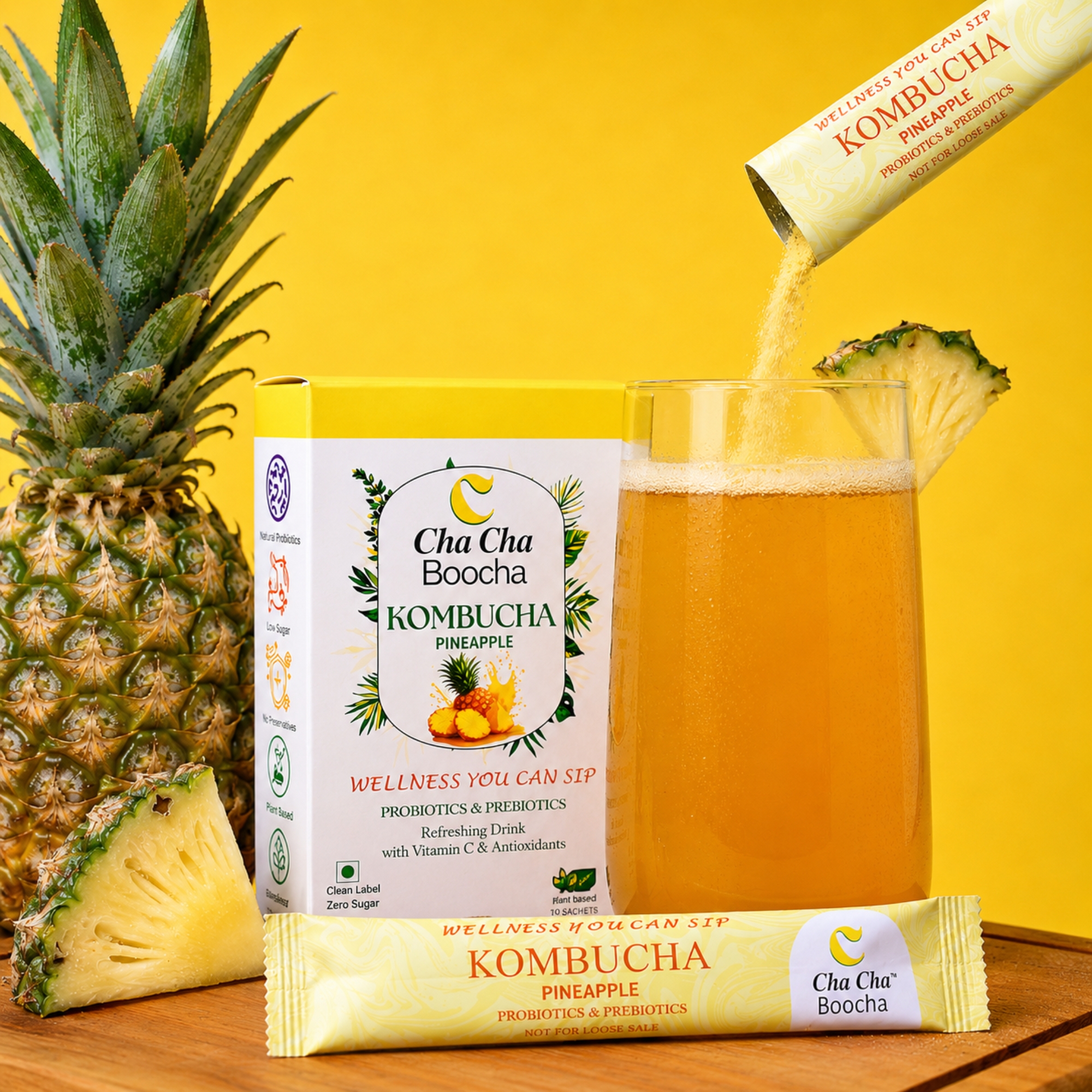 Pineapple Kombucha